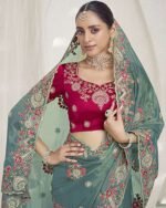 Women Premium Fashion Ethnic Saree - Image 2